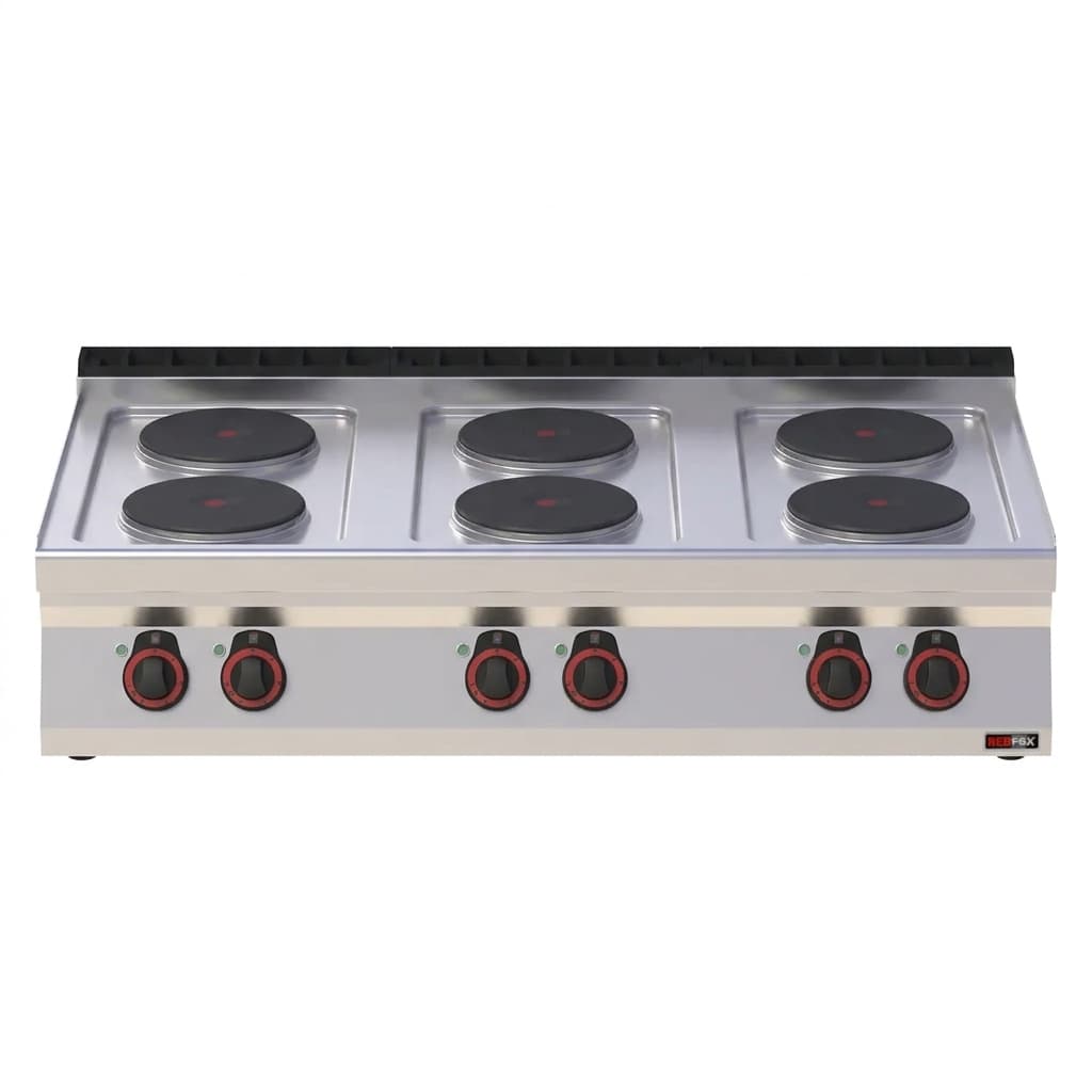 כיריים חשמליות מקצועיות 6 פלטות שולחניות – REDFOX SP 70/012 E