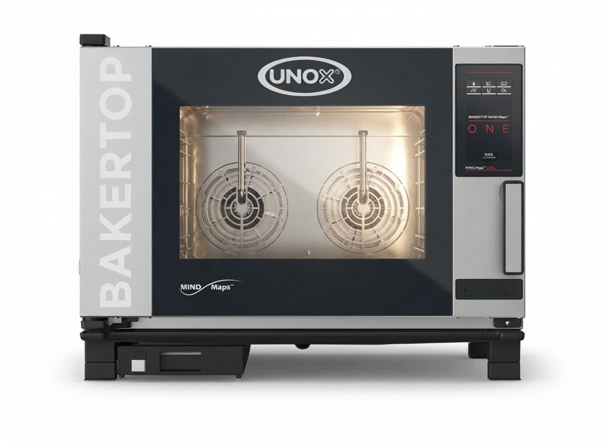 תנור קומבי מקצועי 6 מגשים 600×400 - UNOX BAKERTOP MIND.Maps™ ONE – XEBC-06EU-E1RM