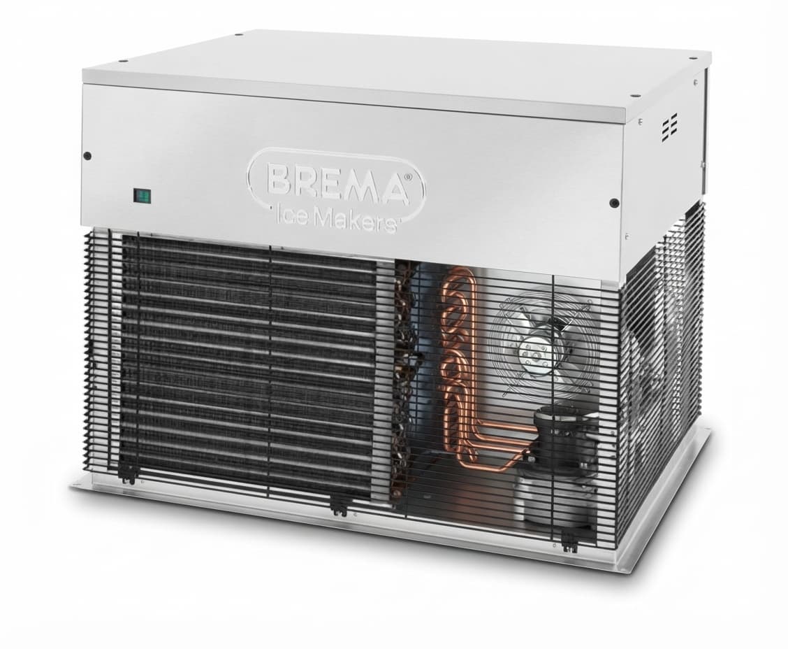 מכונת קרח גרגירי תעשייתית – עד 1000 ק״ג ביממה - BREMA G 1000A