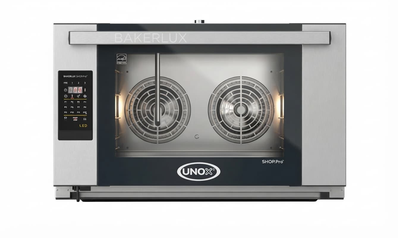 תנור קונבקציה מקצועי 4 מגשים 600×400 עם לחות - UNOX BAKERLUX SHOP.Pro™ LED Rossella