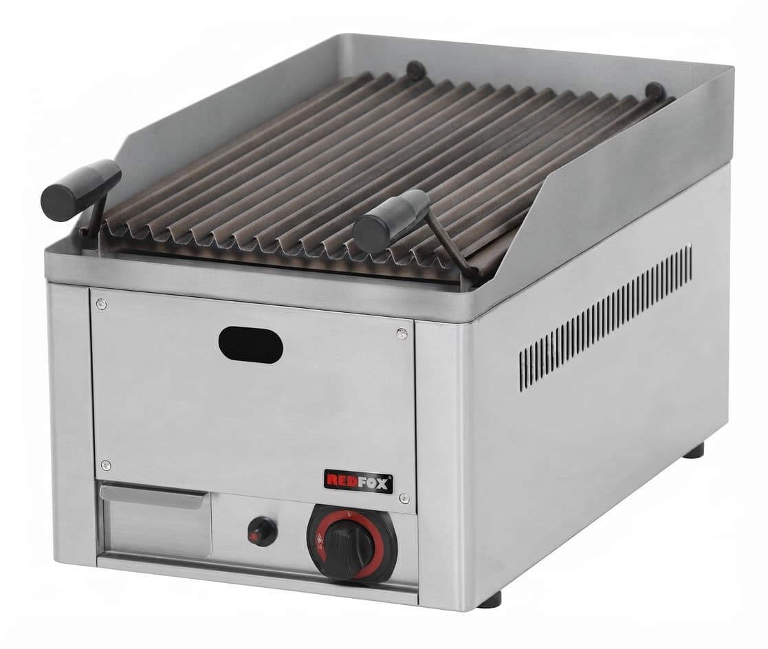 גריל אבן לבה גז מקצועי REDFOX GL 30 G – אזור חימום אחד