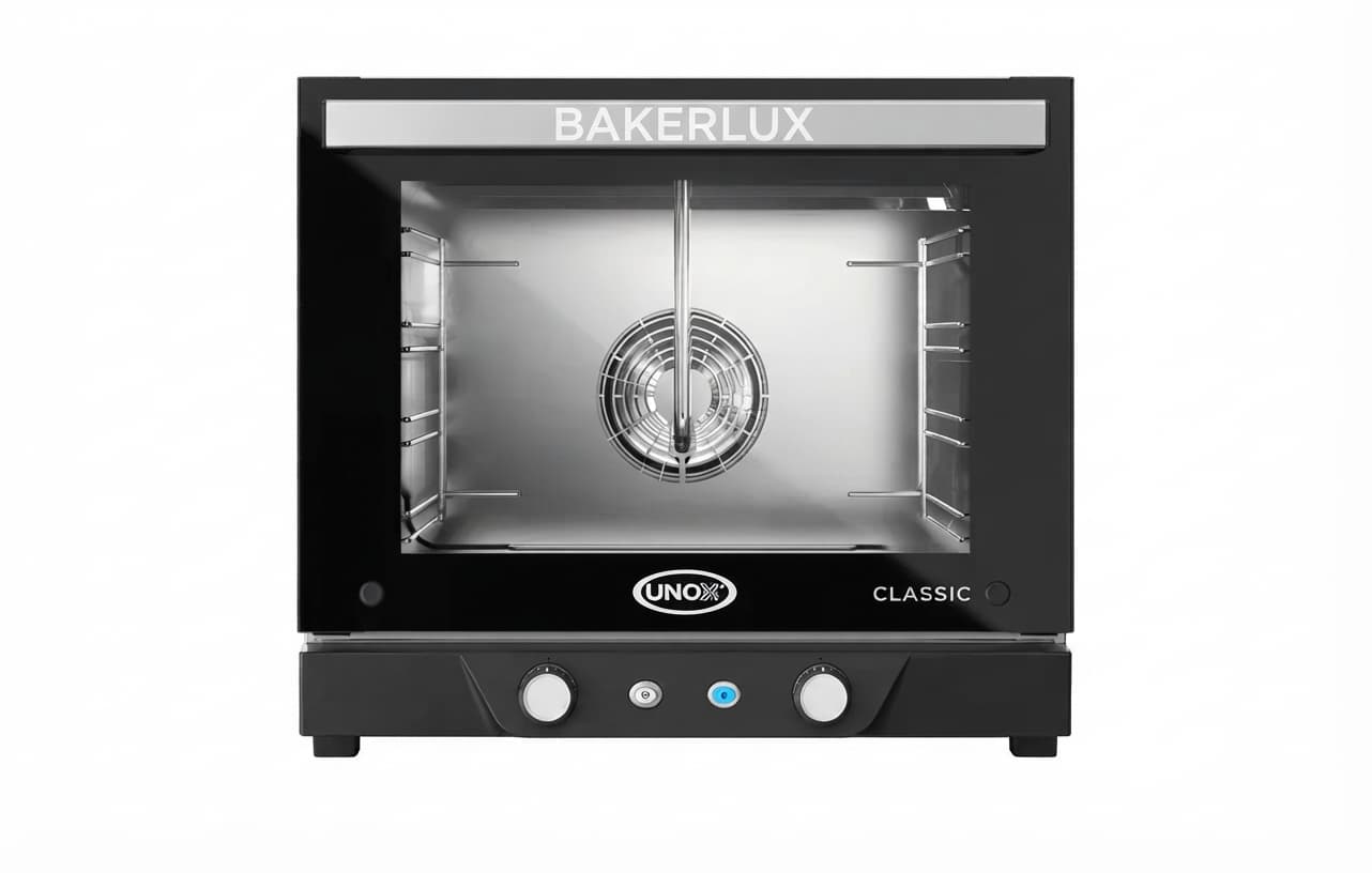 תנור קונבקציה מקצועי – 4 מגשים עם לחות - UNOX BAKERLUX CLASSIC XENA-04HS-MADV