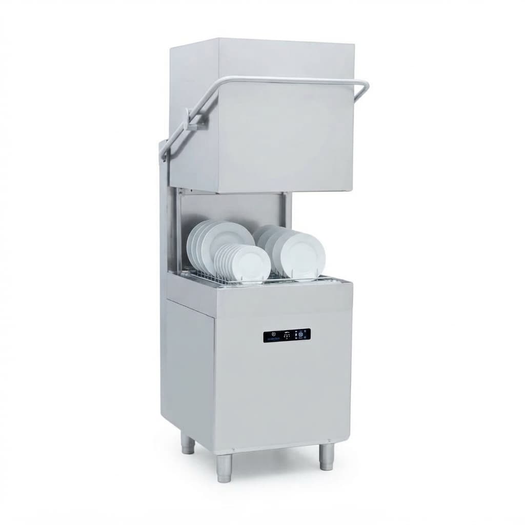מדיח כלים תעשייתי דלת כיפה מסך מגע Özti OBM 1080T PD