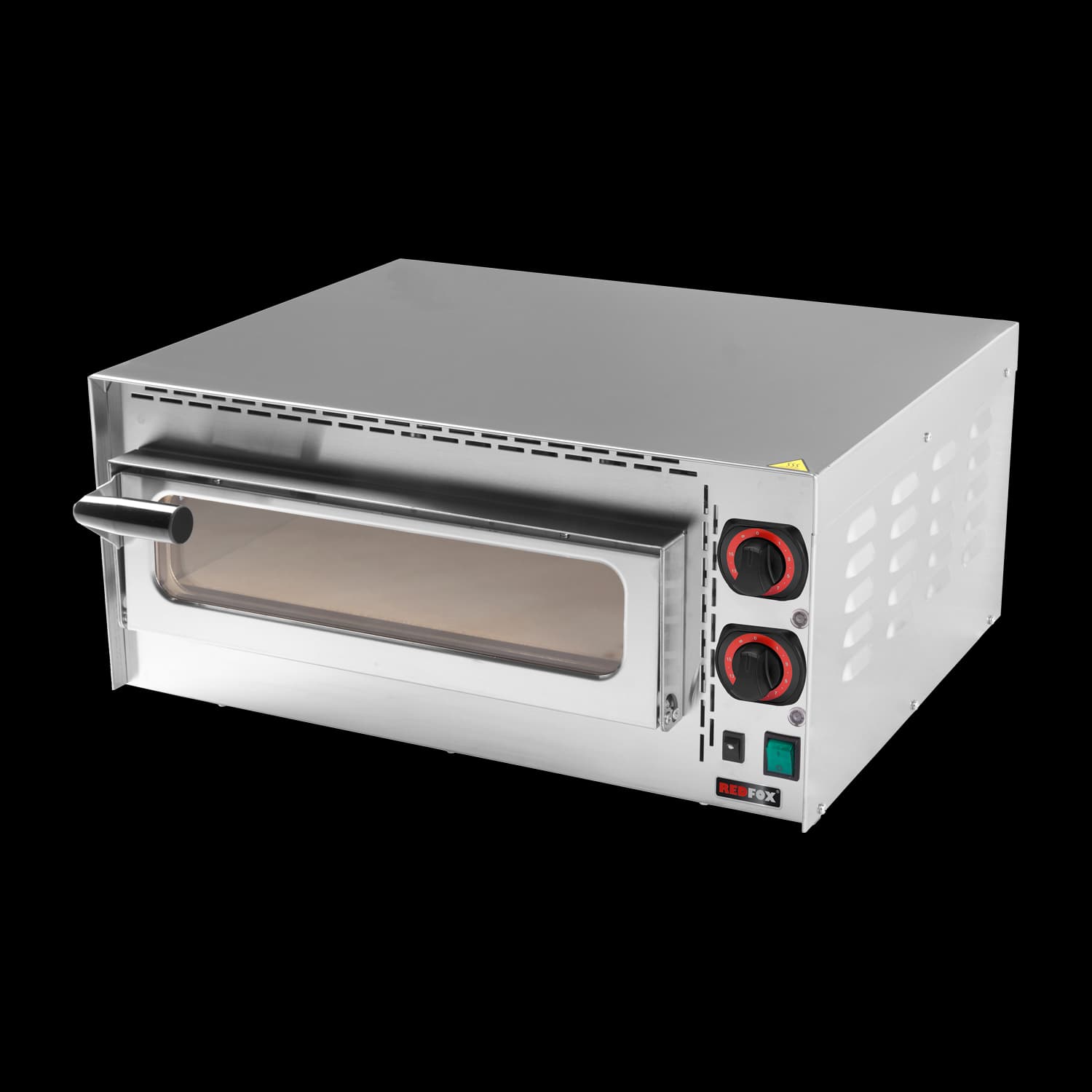 תנור פיצה חשמלי מקצועי REDFOX FP 38 RS – מתאים לפיצה בקוטר 35 ס״מ