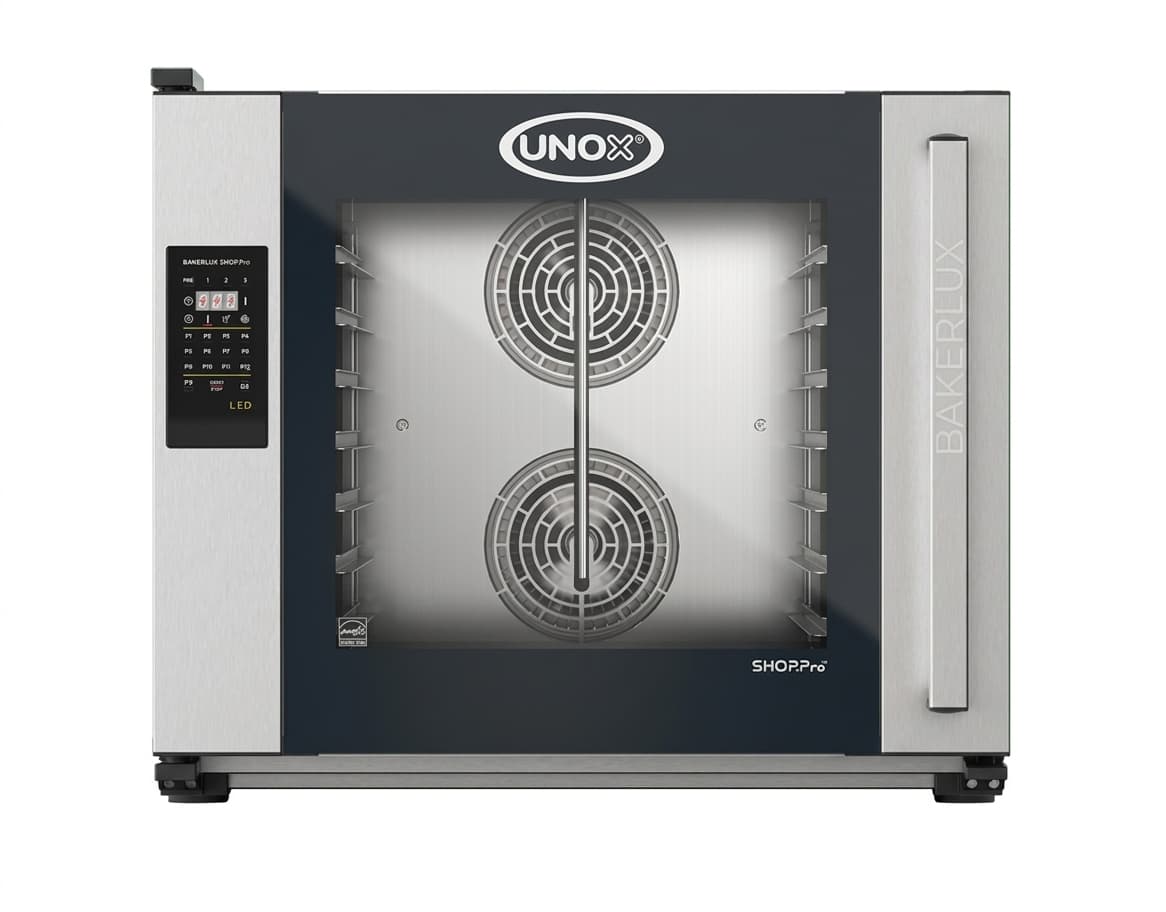 תנור קונבקציה מקצועי עם לחות – 6 מגשים 60×40 ס"מ UNOX BAKERLUX SHOP.Pro LED