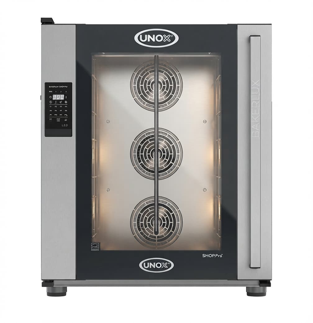 תנור קונבקציה מקצועי 10 מגשים 600×400 עם לחות - UNOX BAKERLUX SHOP.Pro™ LED Camilla.Matic