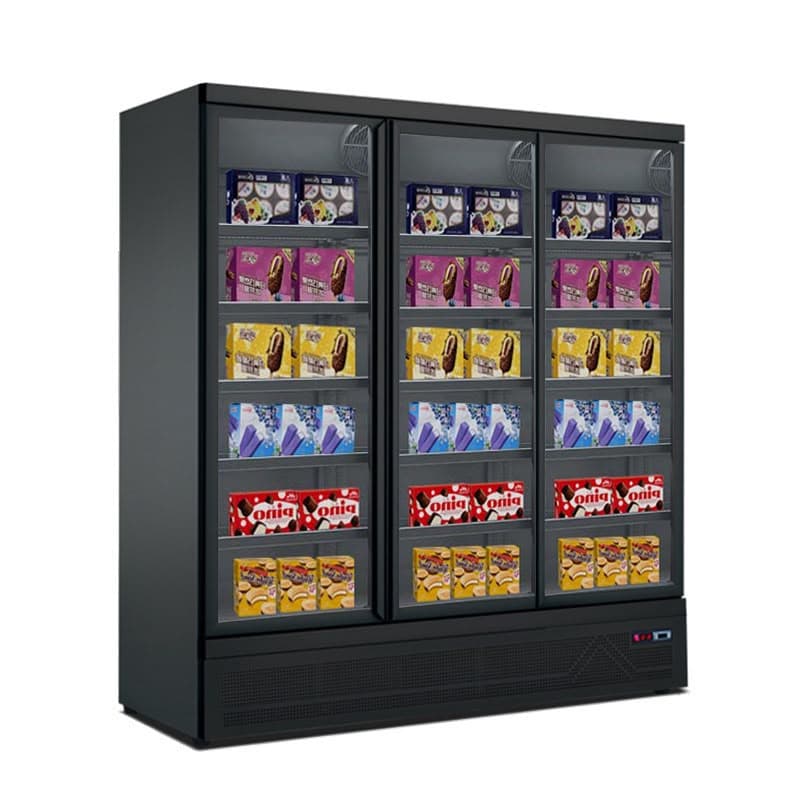 מקפיא תצוגה עומד 1800 ליטר – 3 דלתות