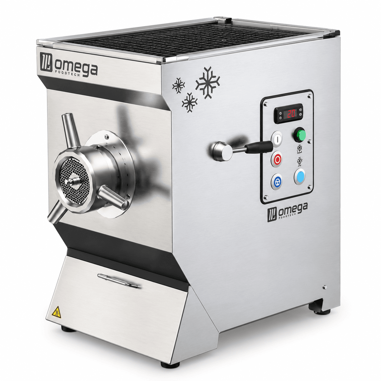מטחנת בשר תעשייתית מקוררת Minerva Omega 32/98