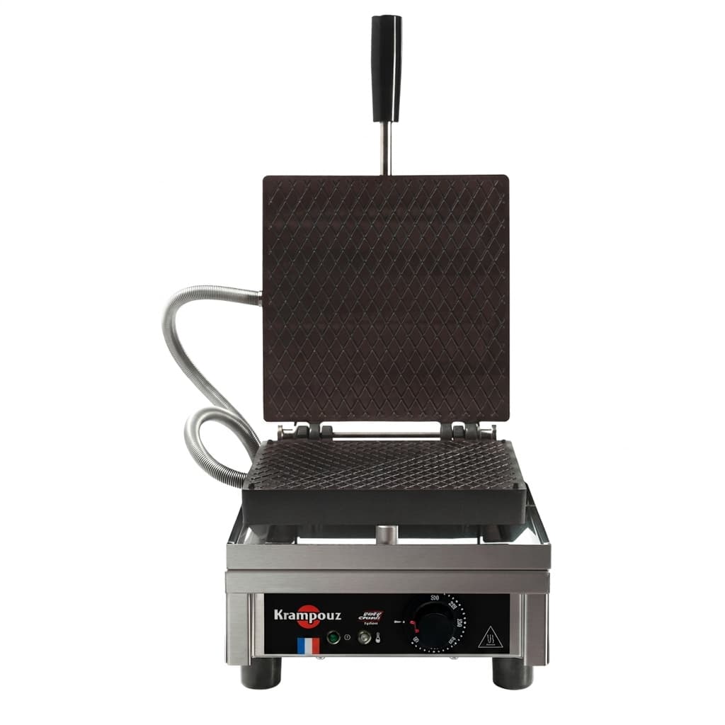 מכשיר וופל בלגי בריסל מקצועי 4×6 Krampouz WECABC