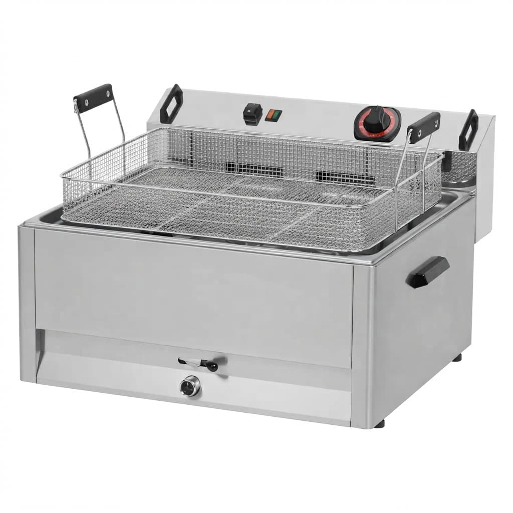 מטגנת חשמלית מקצועית 30 ליטר - REDFOX FE 60 T